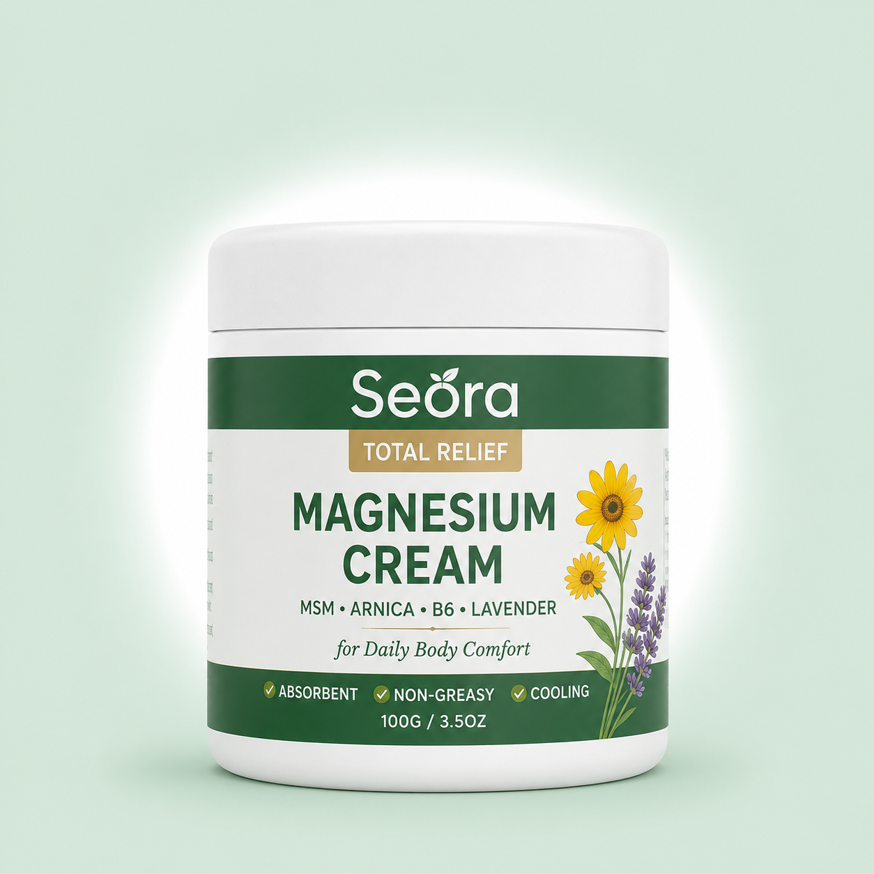 Korean Magnesium Pyridoxine Lavender Cream